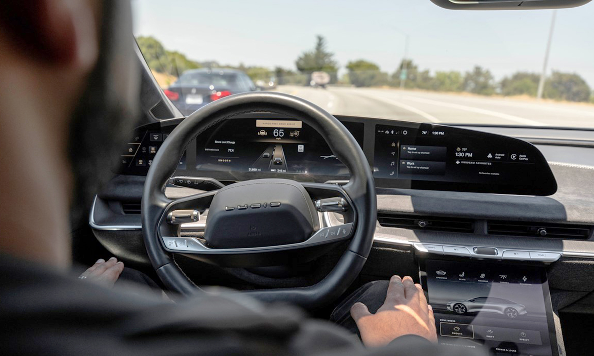 El Lucid Air contará a partir del 30 de julio de 2025 con más inteligencia y autonomía.