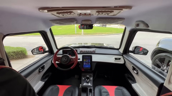 land rover defender chino interior