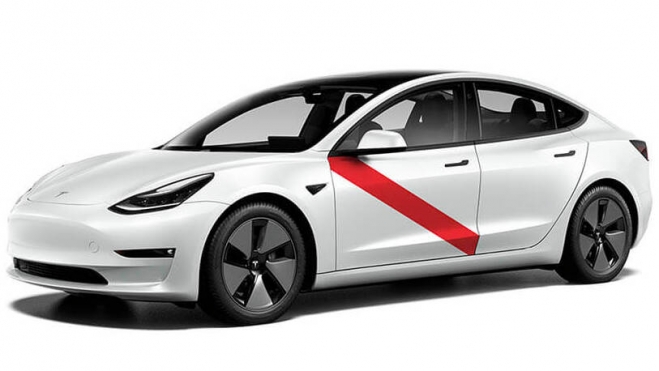 Tesla Model 3 taxi Tesla Model 3 taxi