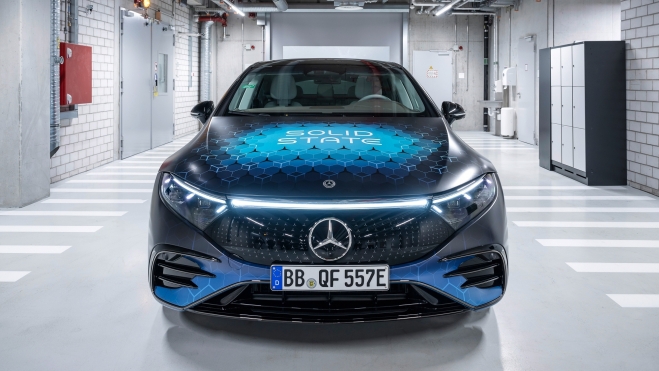 Mercedes EQS Batería Estado Sólido Frontal