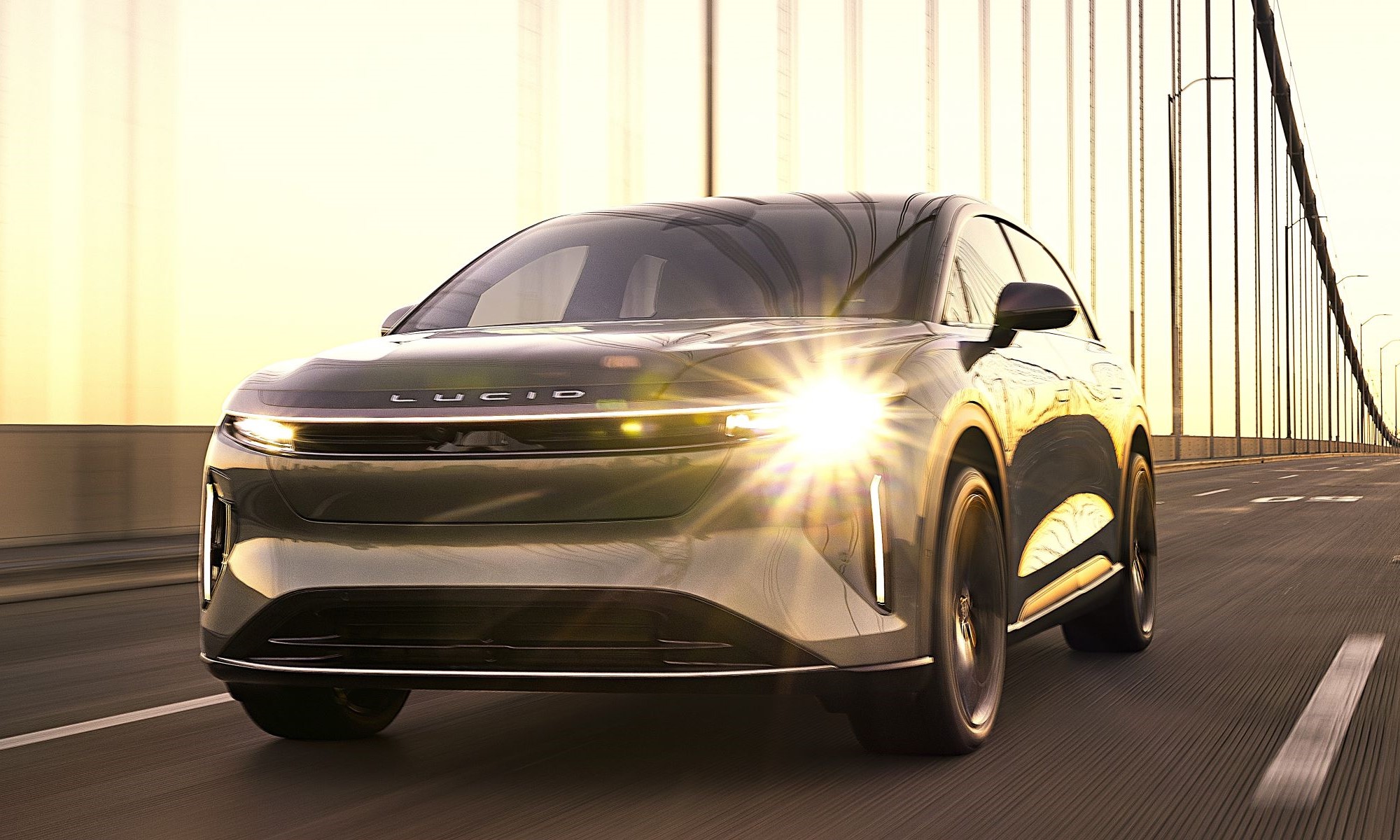 En su versión de 1.070 CV de potencia, el Lucid Gravity ha resultado más rápido que un Porsche Cayenne o que un Lamborghini Urus.