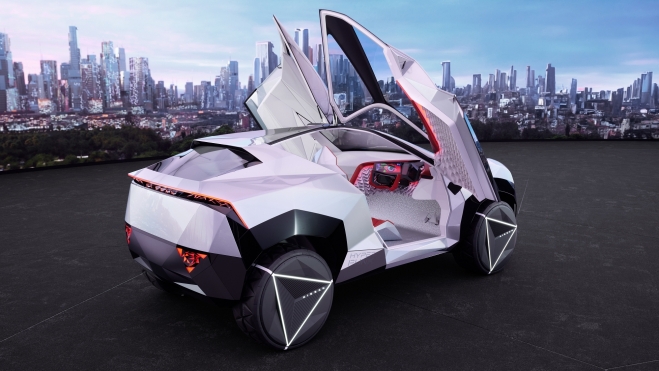 Nissan Hyper Punk Trasera Nissan Hyper Punk Trasera