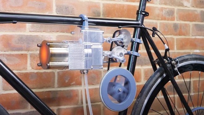 motor stirling bicicelta video 3 motor stirling bicicelta video 3