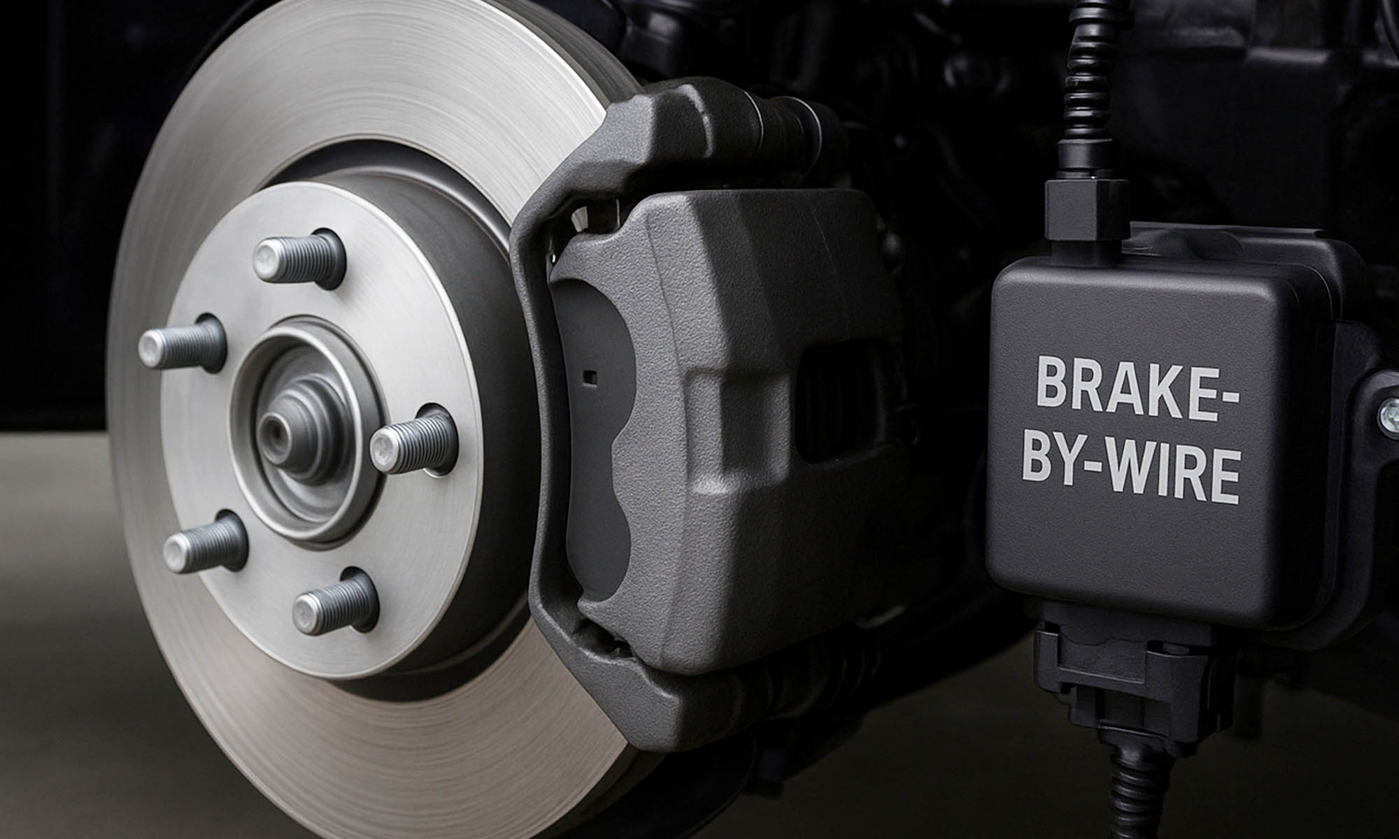 frenos por cable coches electricos brake by wire 1