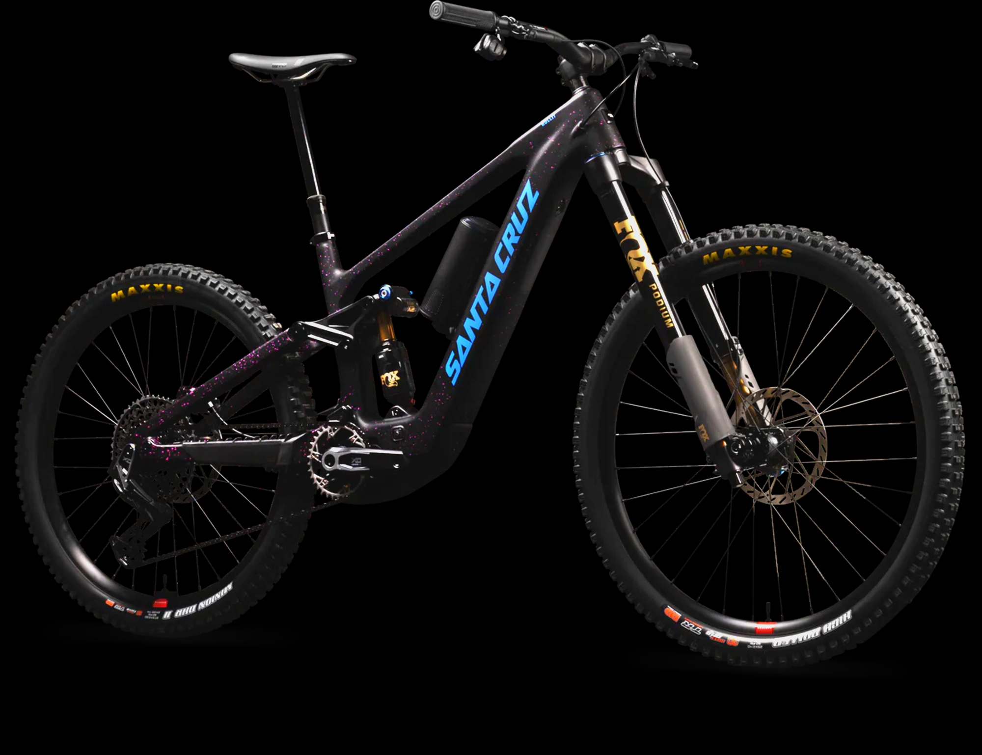 MY26 Bullit black pink splatter bullit podium 2026 angled
