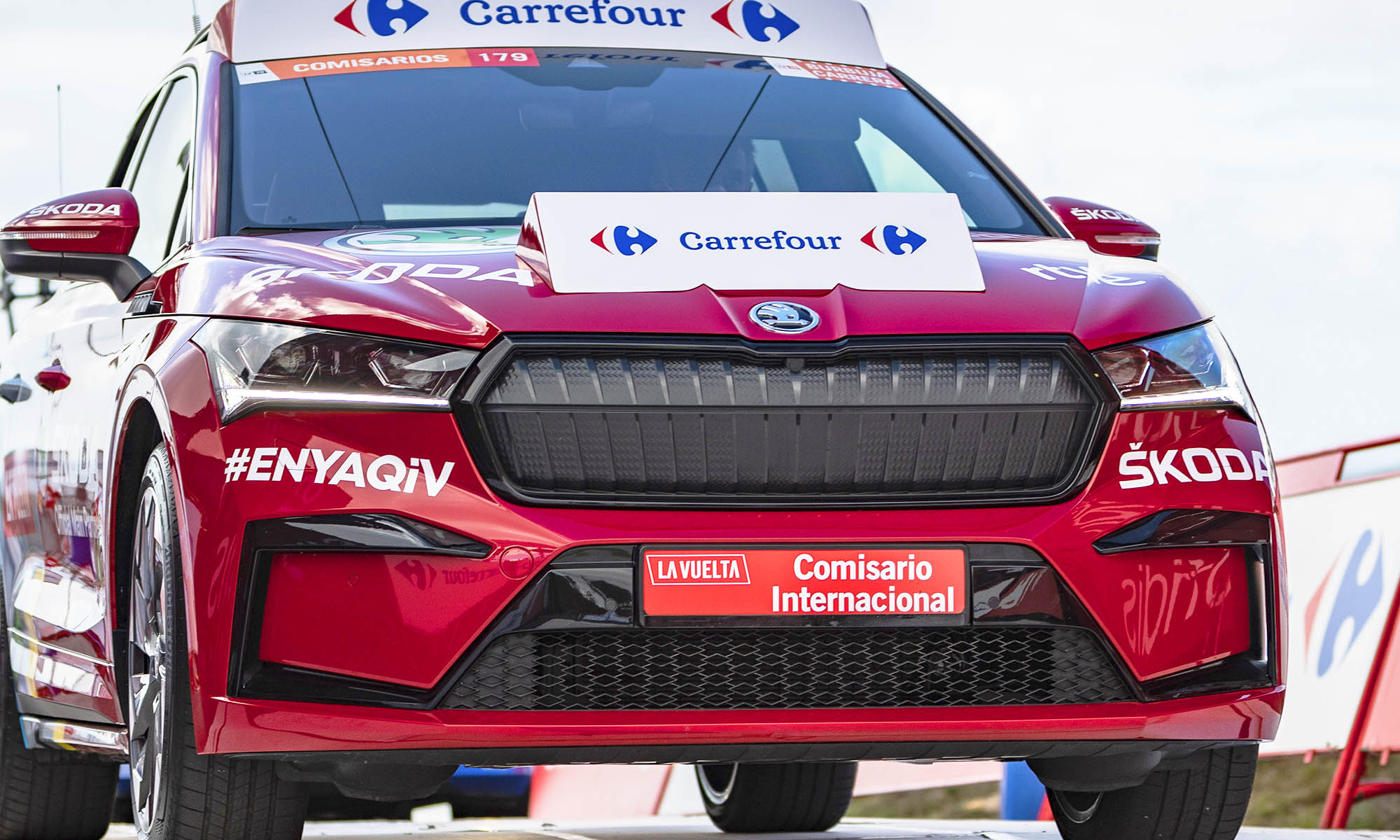 Škoda Enyaq iV coches electricos vuelta ciclista españa 2025 1