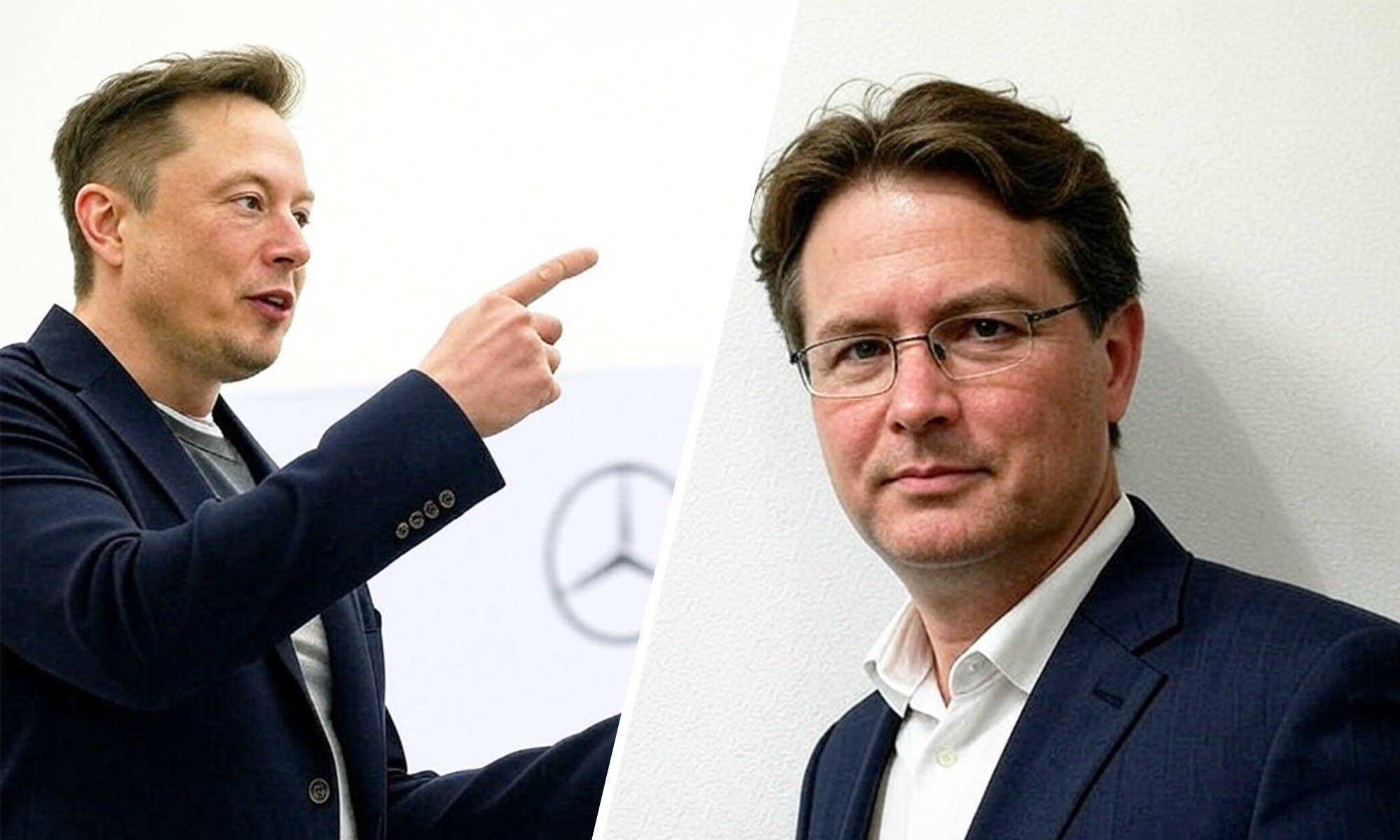 elon musk  Ola Källenius coches electricos 1