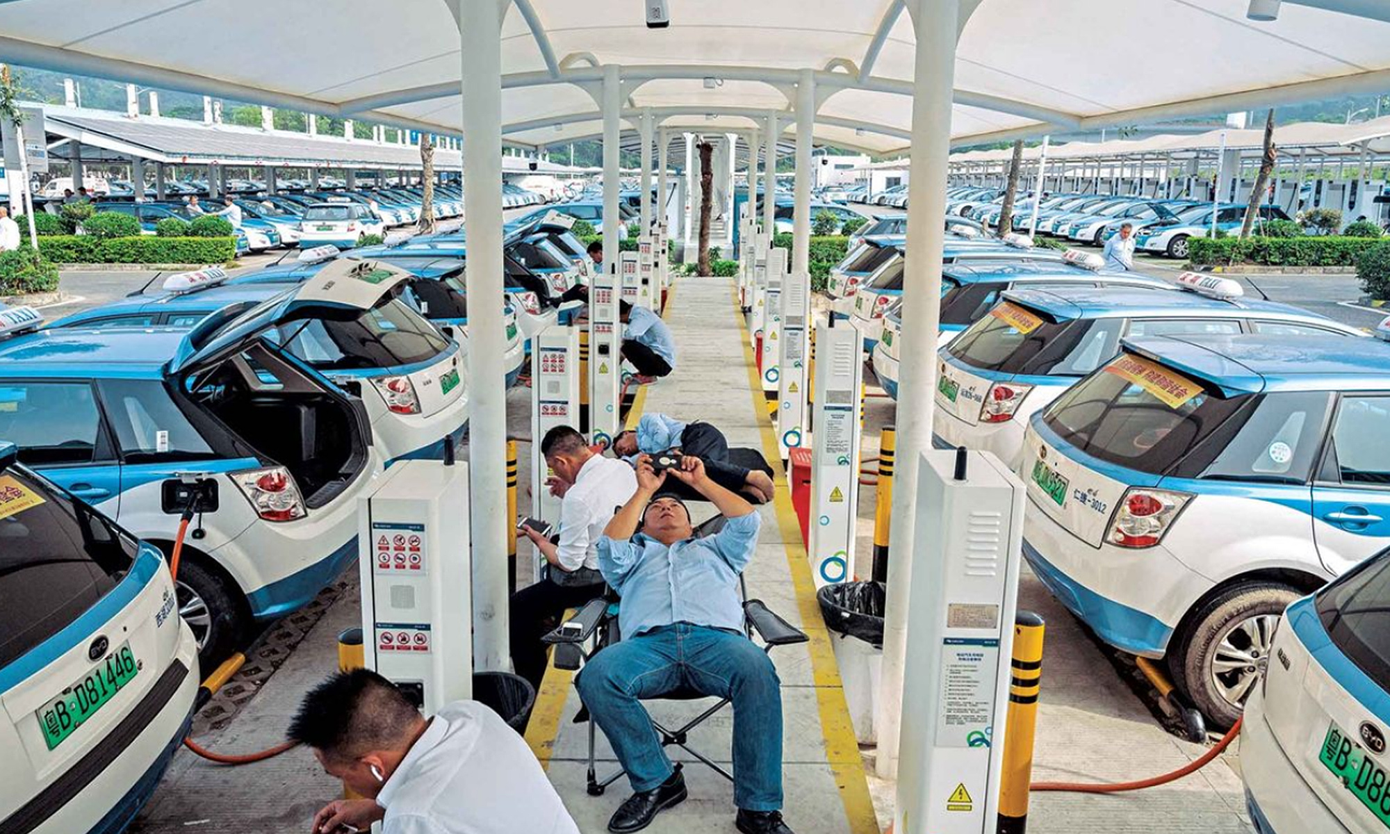 china lider mundial red cargadores coches electricos