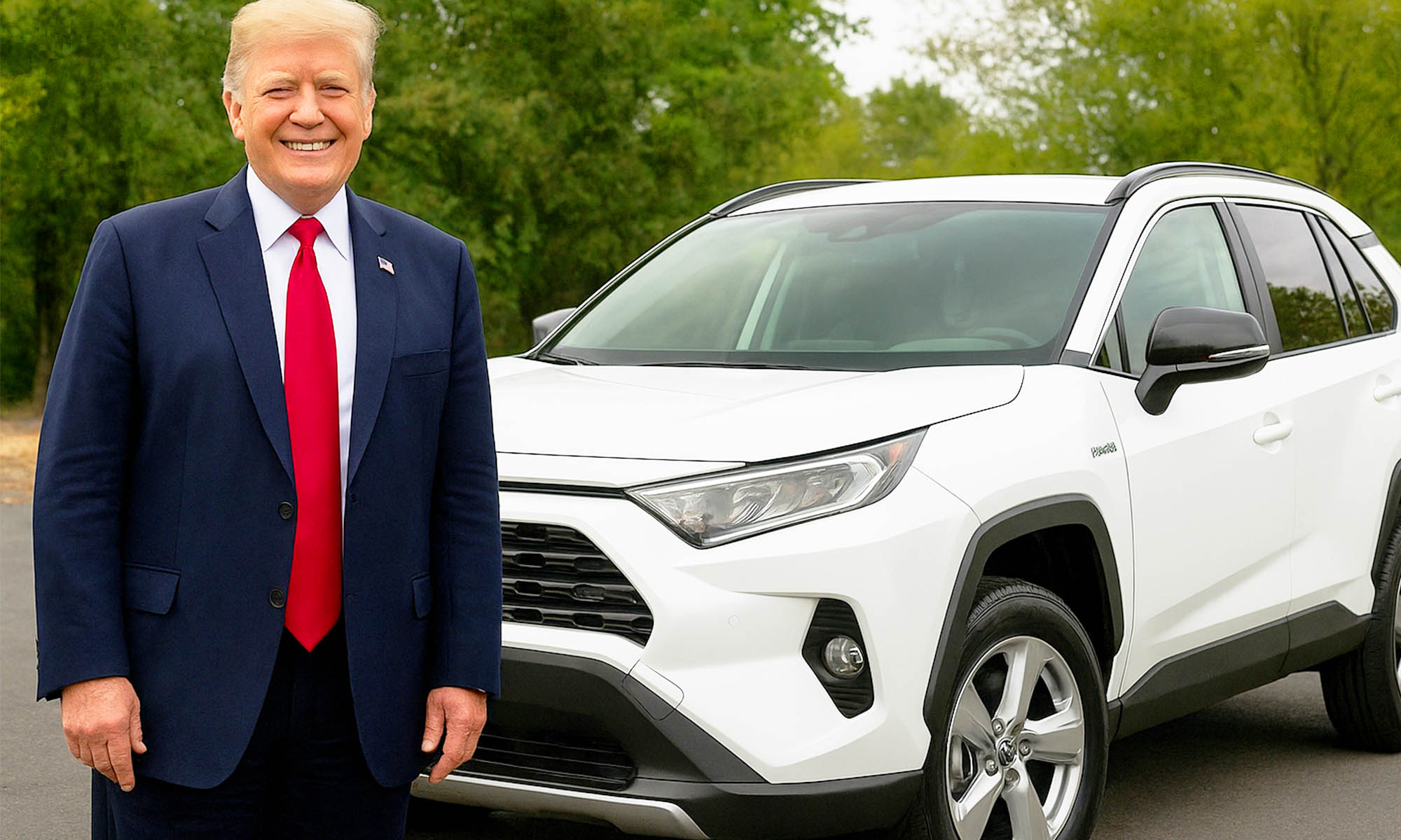 Aranceles donald trump coches hibridos toyota 1