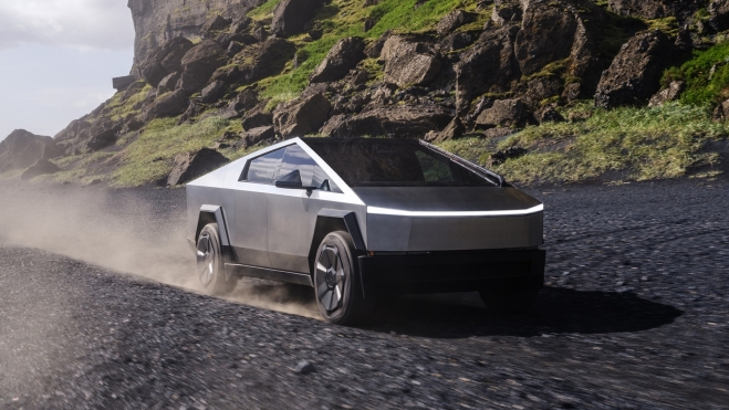 Tesla Cybertruck Delantera