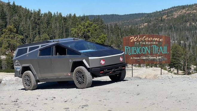 Tesla Cybertruck Rubicon Trail Tesla Cybertruck Rubicon Trail