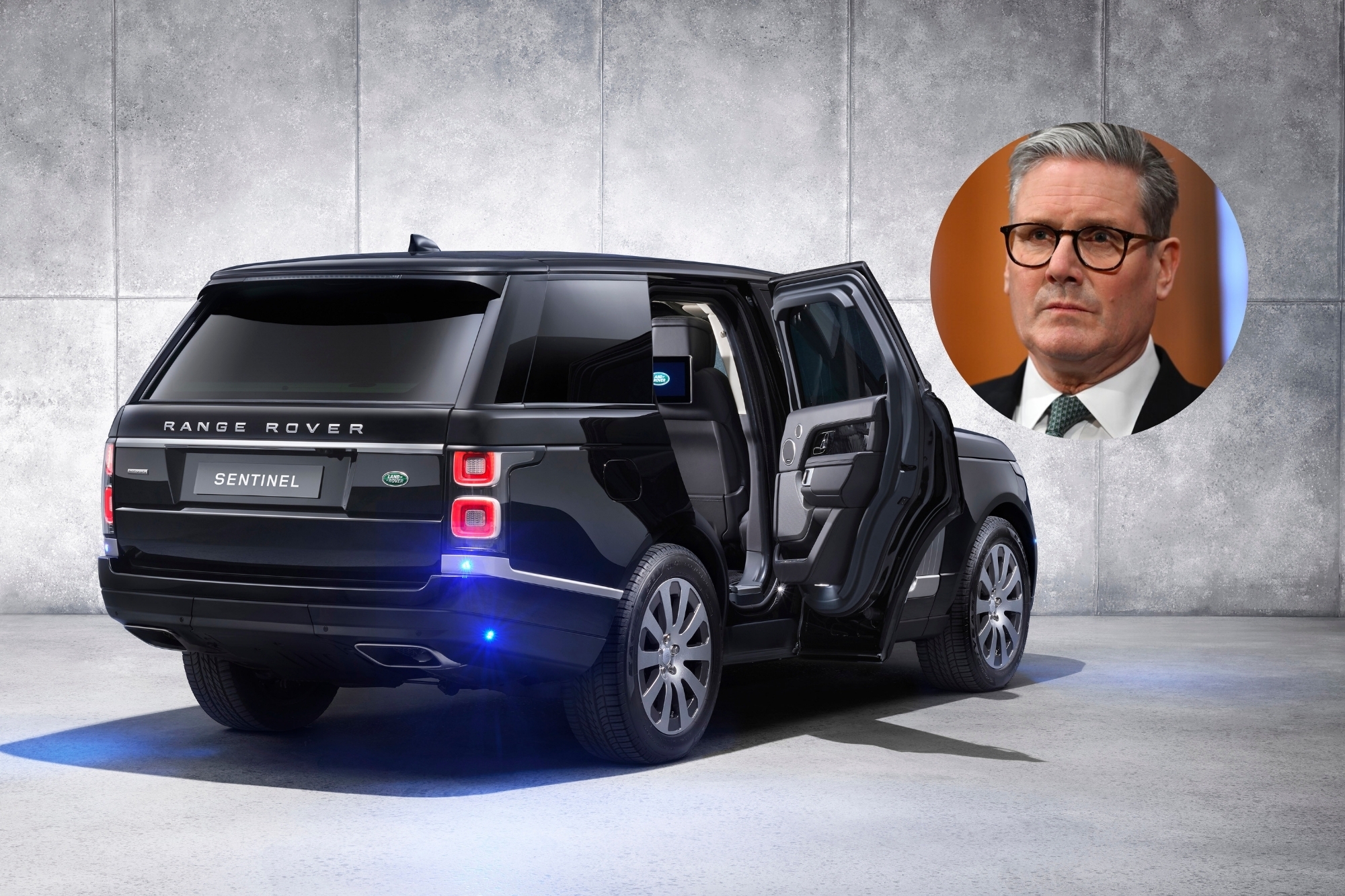 Coche eléctrico blindado primer ministro británico