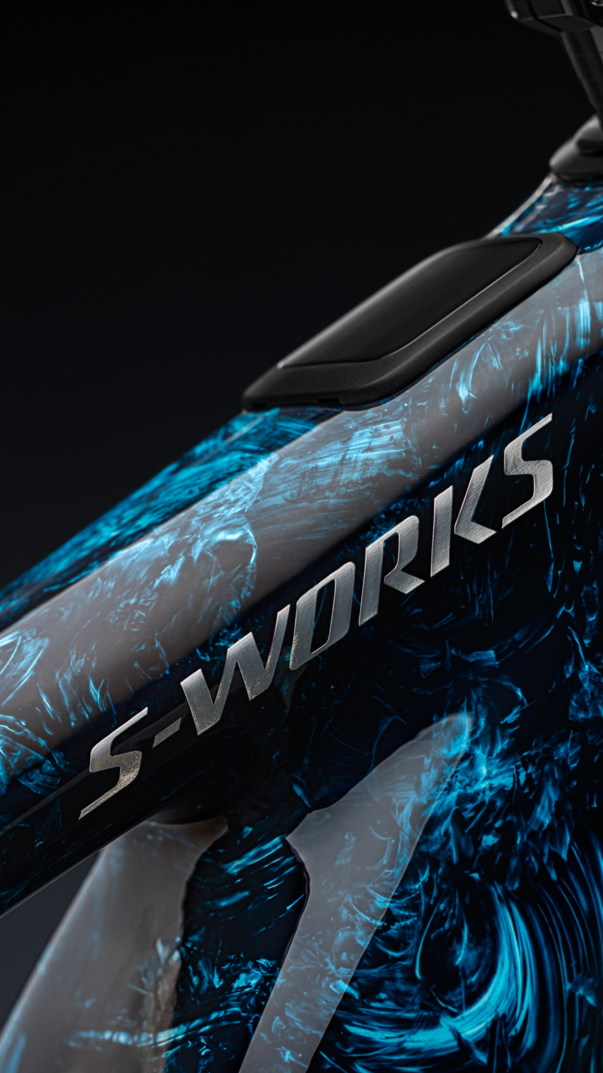MTB 5114 1080x1920 Sworks levo 4 LTD top tube detail MTB 5114 1080x1920 Sworks levo 4 LTD top tube detail