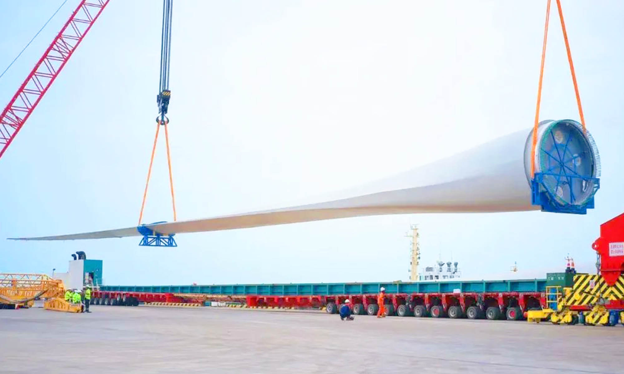 pala aerogenerador eolico record mundo china 1
