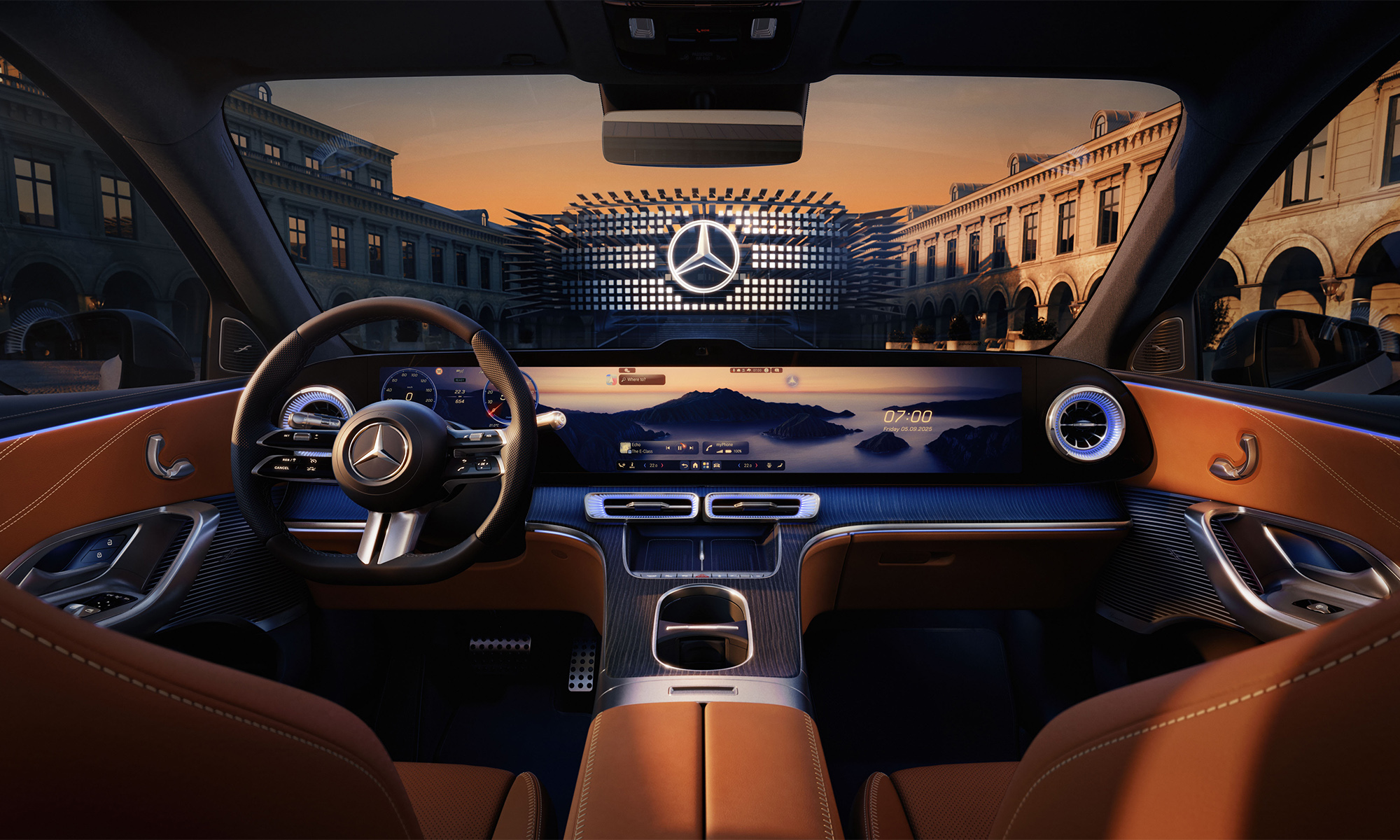 meceders benz glc electrico interior