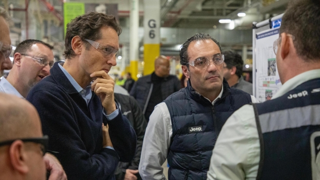 John Elkann Antonio Filosa