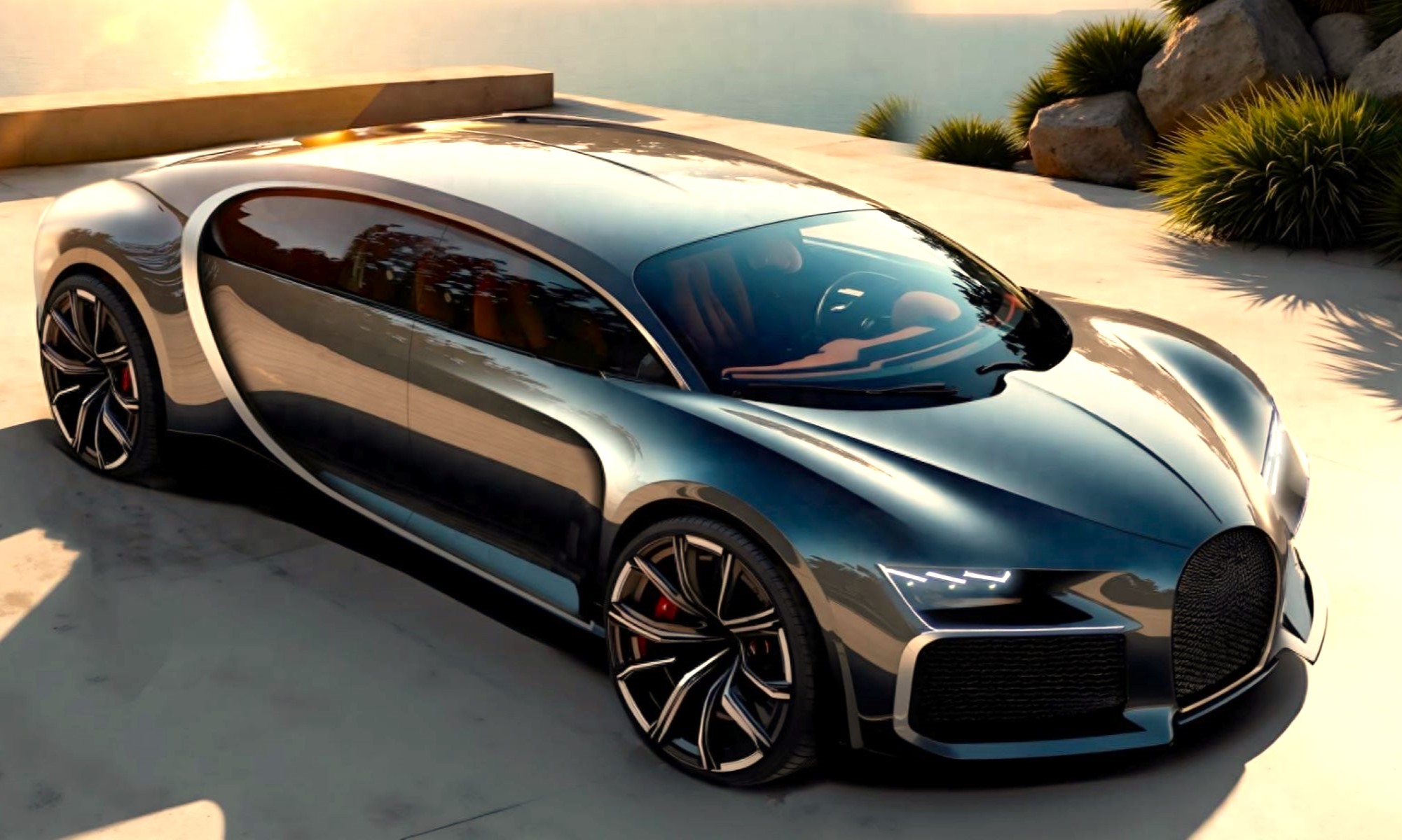 El coche eléctrico planeado por Dreame, ¿es una copia total del Bugatti Chiron? Incluso desde China dicen que sí.