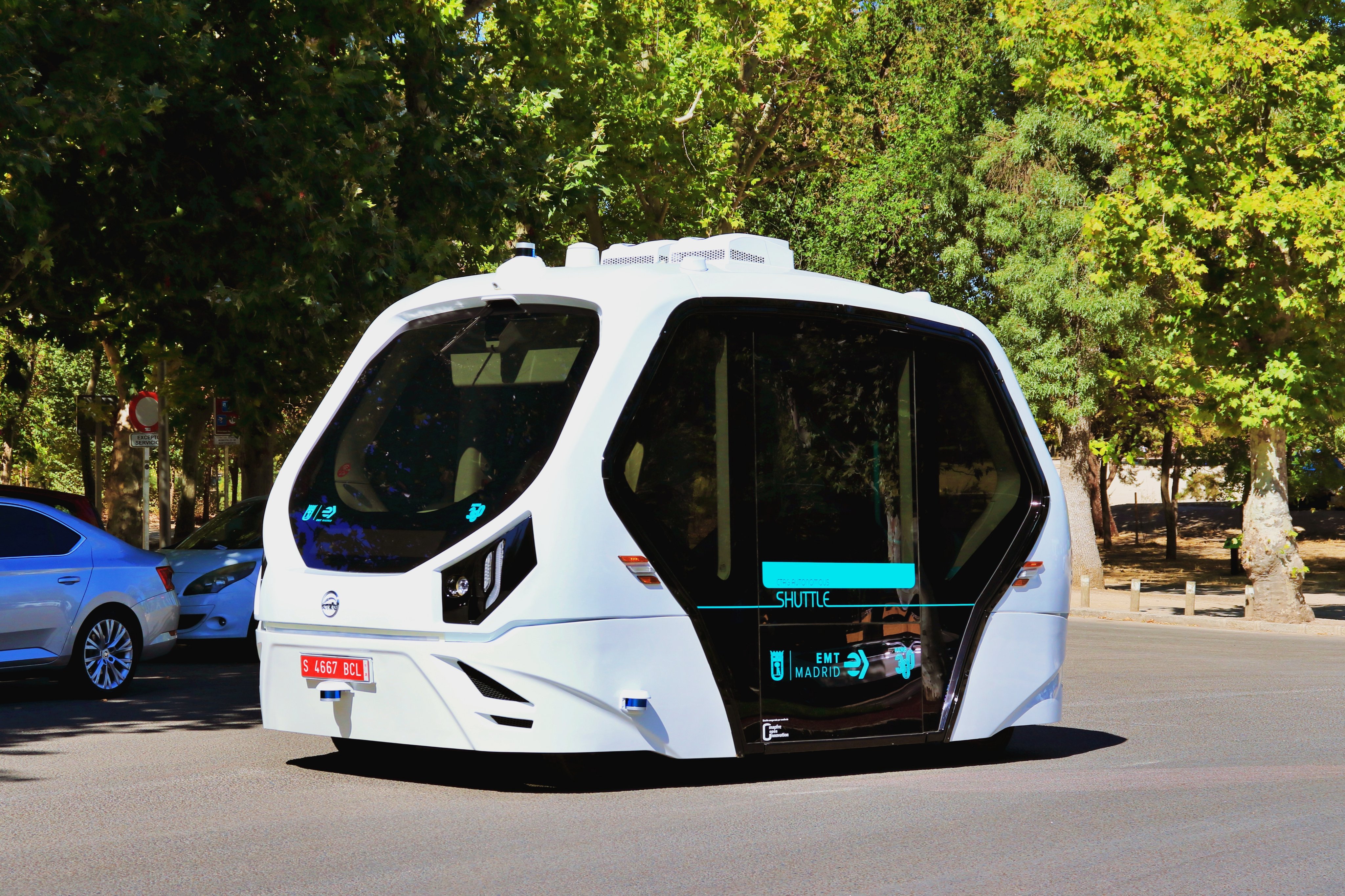 Autobús eléctrico autónomo Madrid