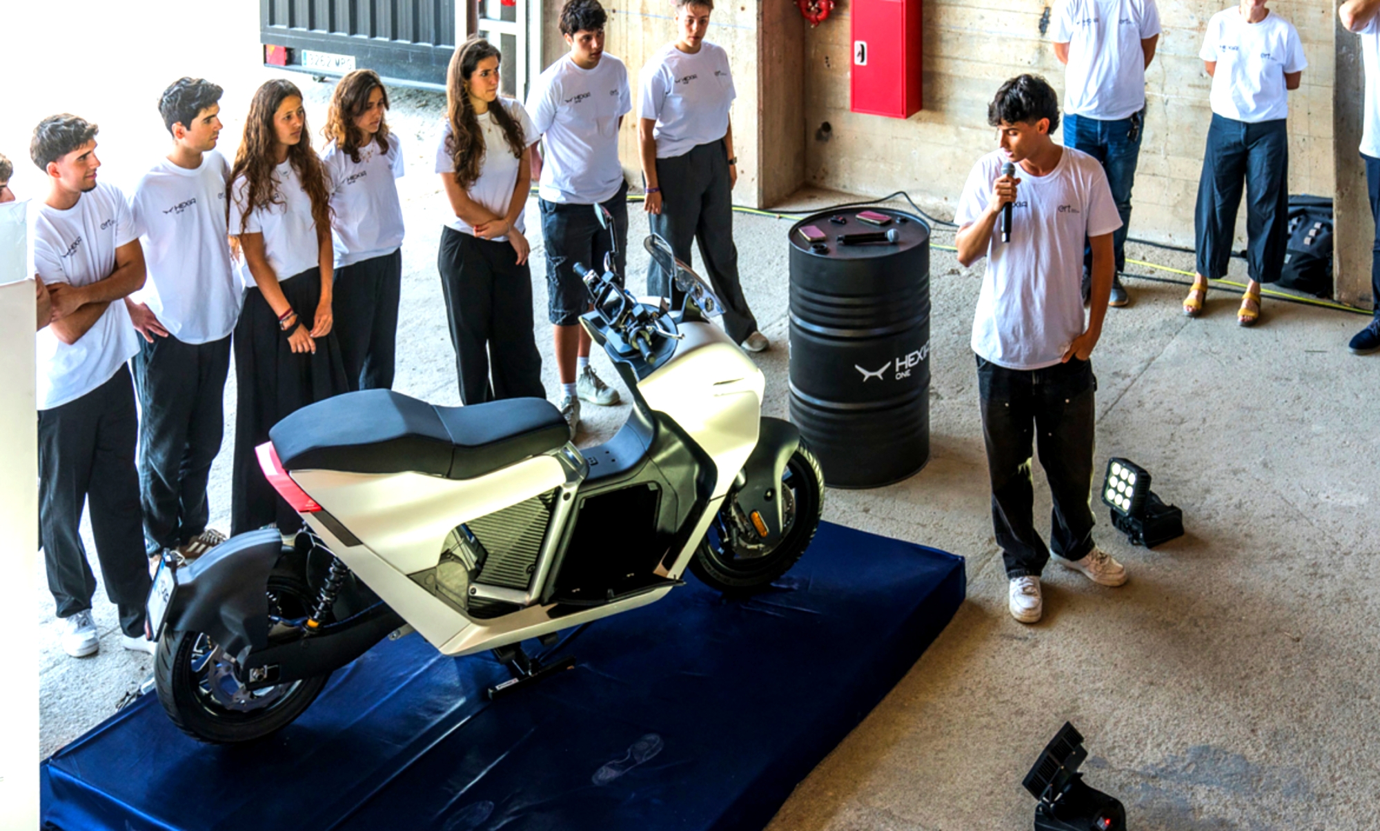 Un grupo de estudiantes ha hecho un scooter 'más que potente' (Foto: Elisava).