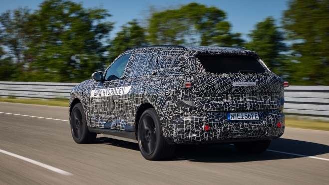 BMW iX5 Hydrogen Trasera BMW iX5 Hydrogen Trasera