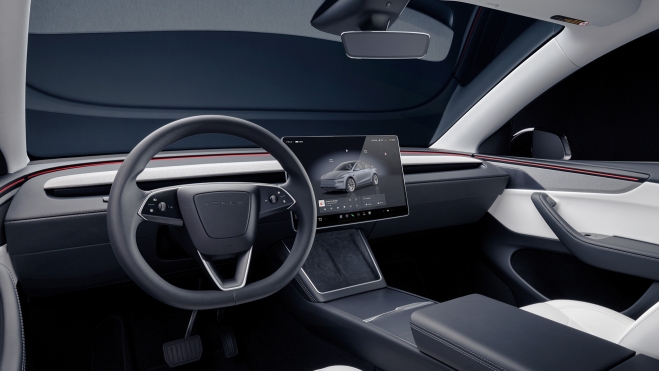 tesla interior