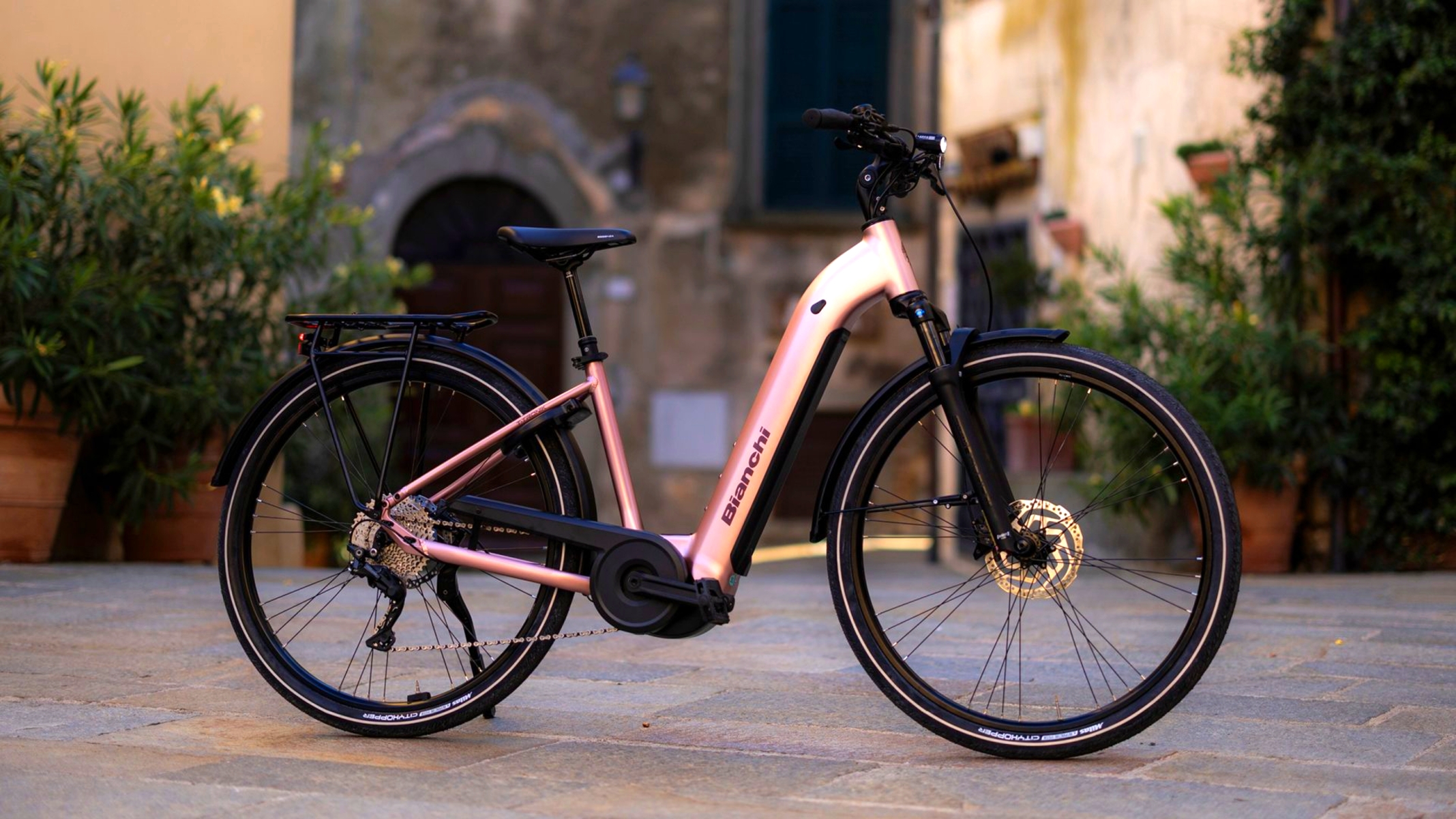 Elegancia y practicidad destila la nueva bicicleta eléctrica italiana (Foto: Bianchi).