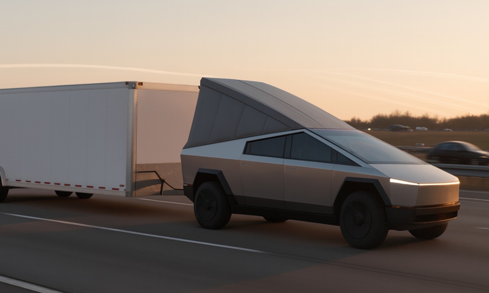 Tesla patenta una caja aerodinámica para el Cybertruck.