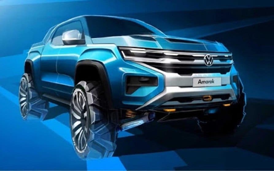  Teaser de la nueva Volkswagen Amarok. 