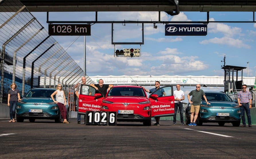  Un Hyundai Kona eléctrico registra un récord de autonomía: ¡más de 1000 km! 