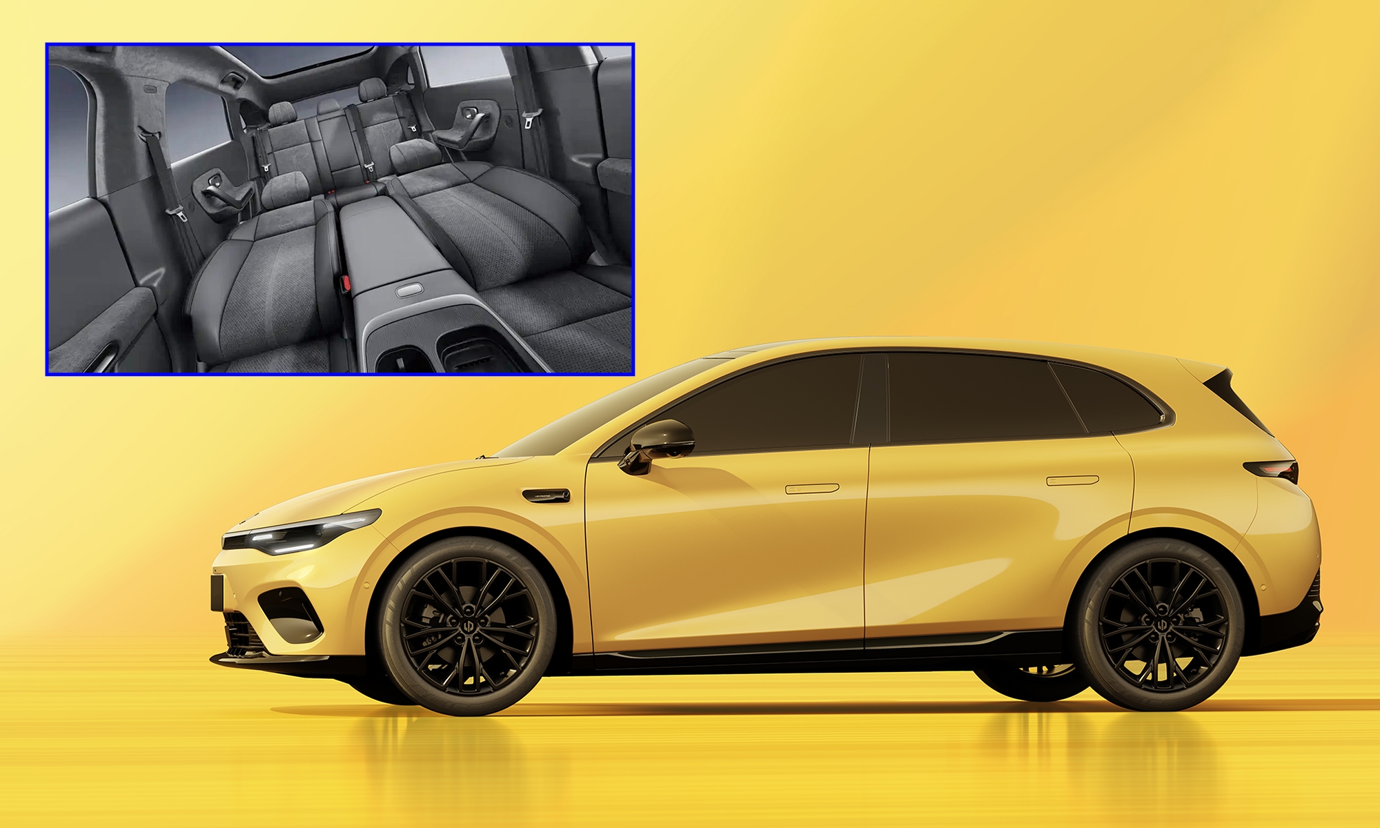 El Leapmotor B05 presenta oficialmente las primeras imágenes de su espacioso interior.