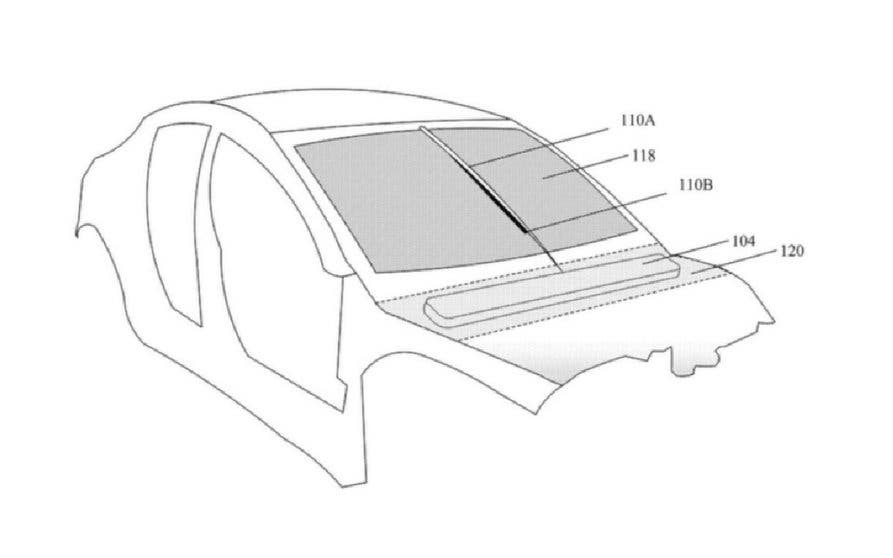  Imagen de la patente del limpiaparabrisas de Tesla. 
