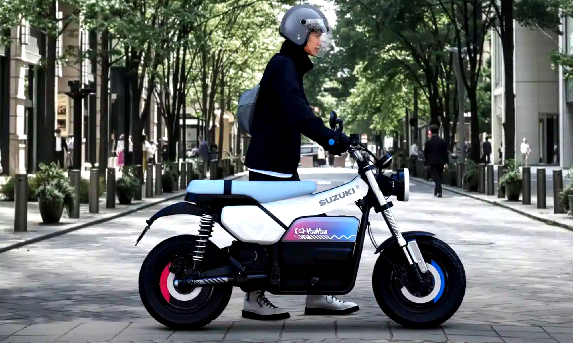 Suzuki va a presentar tres motos eléctricas (Foto: Suzuki).