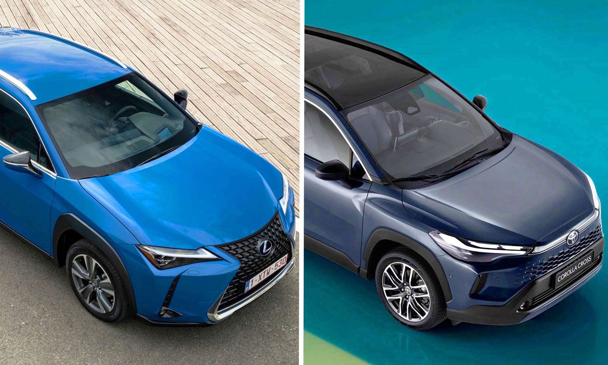 toyota corolla cross lexus ux 300h suv hibridos 1