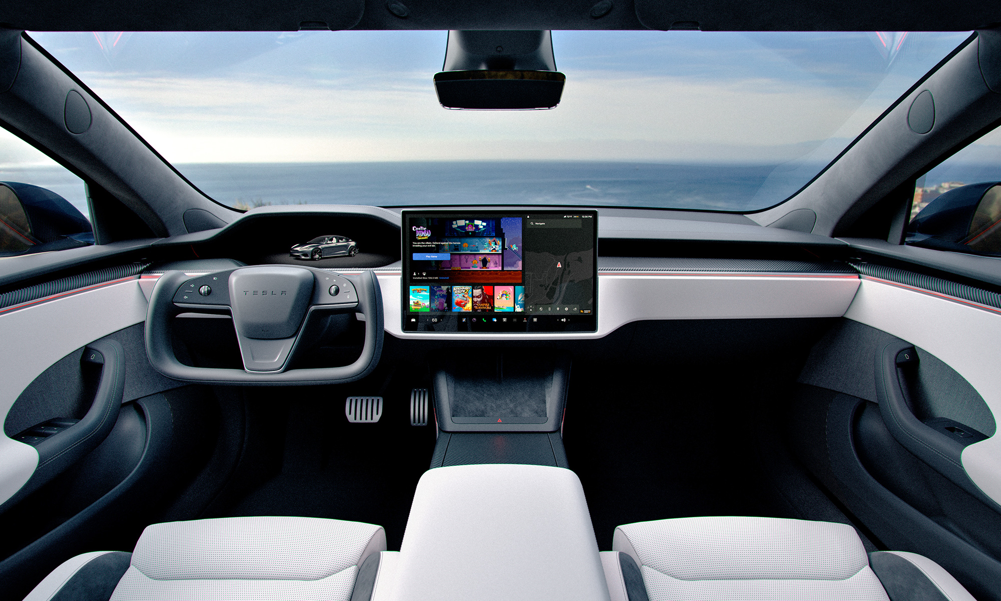 El interior de los Model S y Model X se actualiza con nuevos materiales.