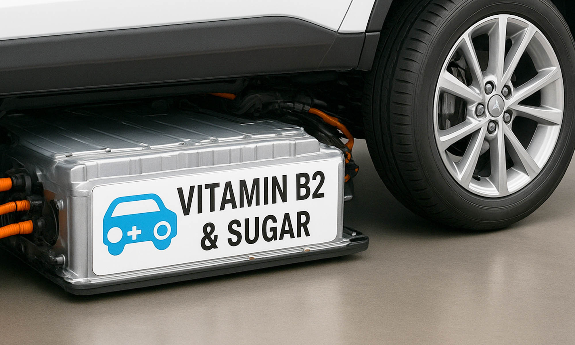 bateria coches electricos vitamina b2 y azucar 1