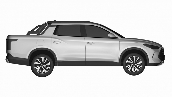 BYD Pick Up Europa Lateral BYD Pick Up Europa Lateral