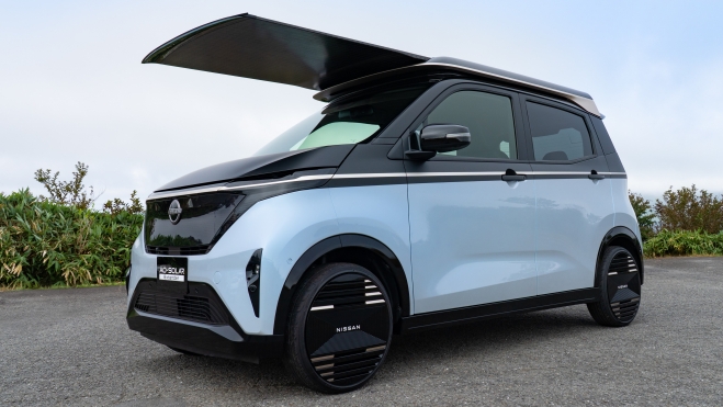 Este Nissan Sakura con paneles solares es un kei car eléctrde 3,34 metros de longitudtonomía gratis año sol no gasolina Nissan ventas Japón paneles solares (2) Este Nissan Sakura con paneles solares es un kei car eléctrde 3,34 metros de longitudtonomía gratis año sol no gasolina Nissan ventas Japón paneles solares (2)