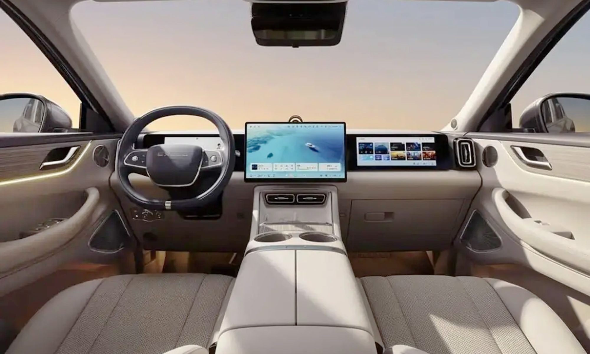 Exeed ha revisado completamente el interior del nuevo ET5. Exeed ha revisado completamente el interior del nuevo ET5.
