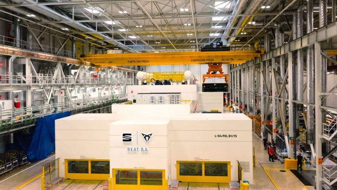 Prensa Martorell 4.000.000 piezas año y 81.000 kN fuerza tecnología y megaconstrucciónSEAT CUPRA Volkswagen (1 Prensa Martorell 4.000.000 piezas año y 81.000 kN fuerza tecnología y megaconstrucciónSEAT CUPRA Volkswagen (1