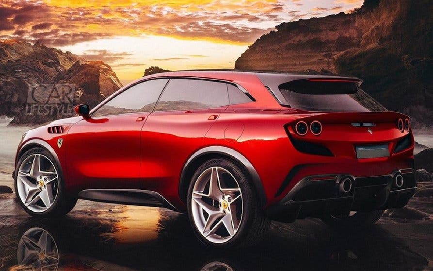  El Ferrari Purangue híbrido llegará en 2022 como antesala de dos SUV eléctricos. 