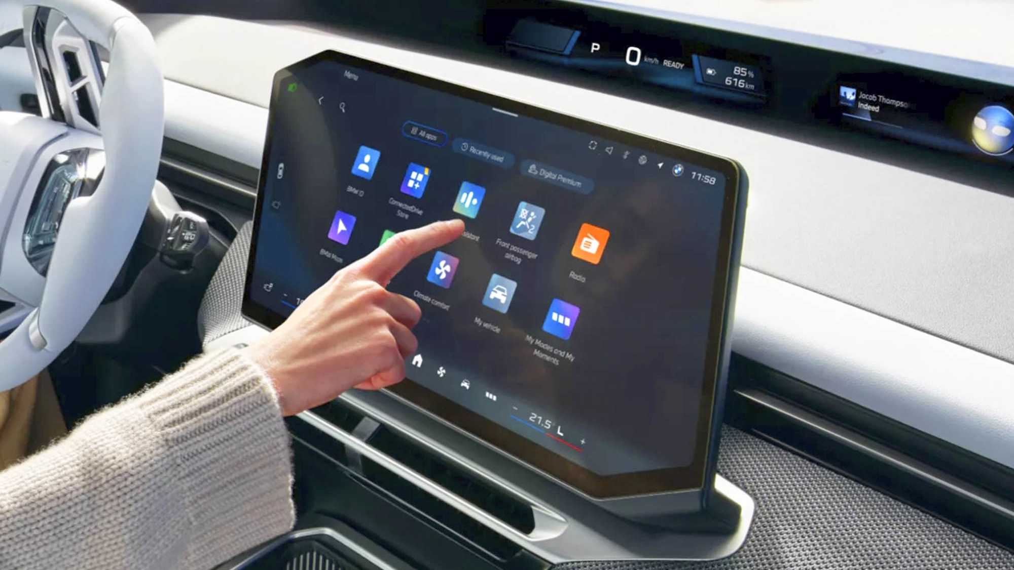 BMW iX3 2026: Conducción manos libres con confirmación por mirada y 805 km de autonomía