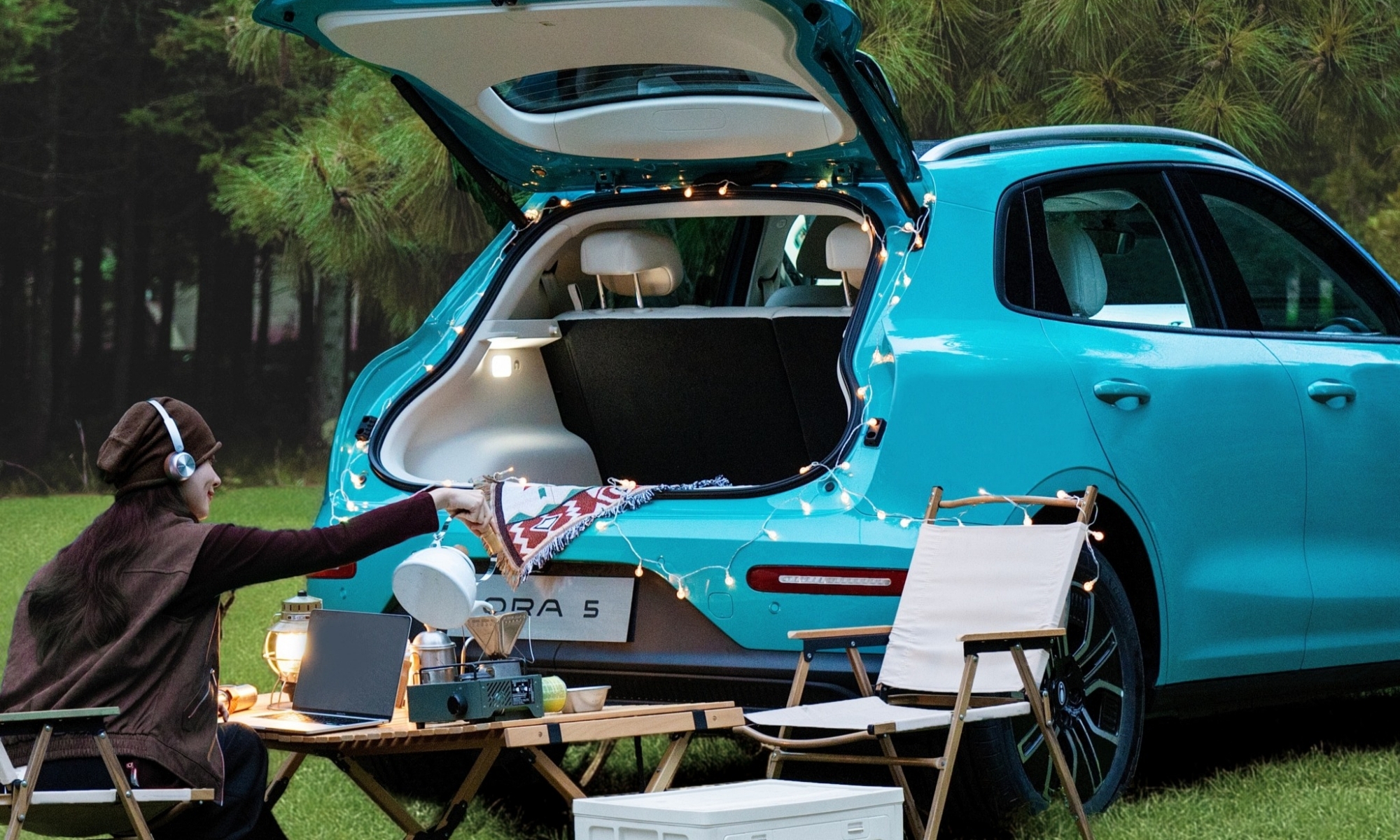 GWM quiere vender el Ora 5 como un coche compacto y aventurero.