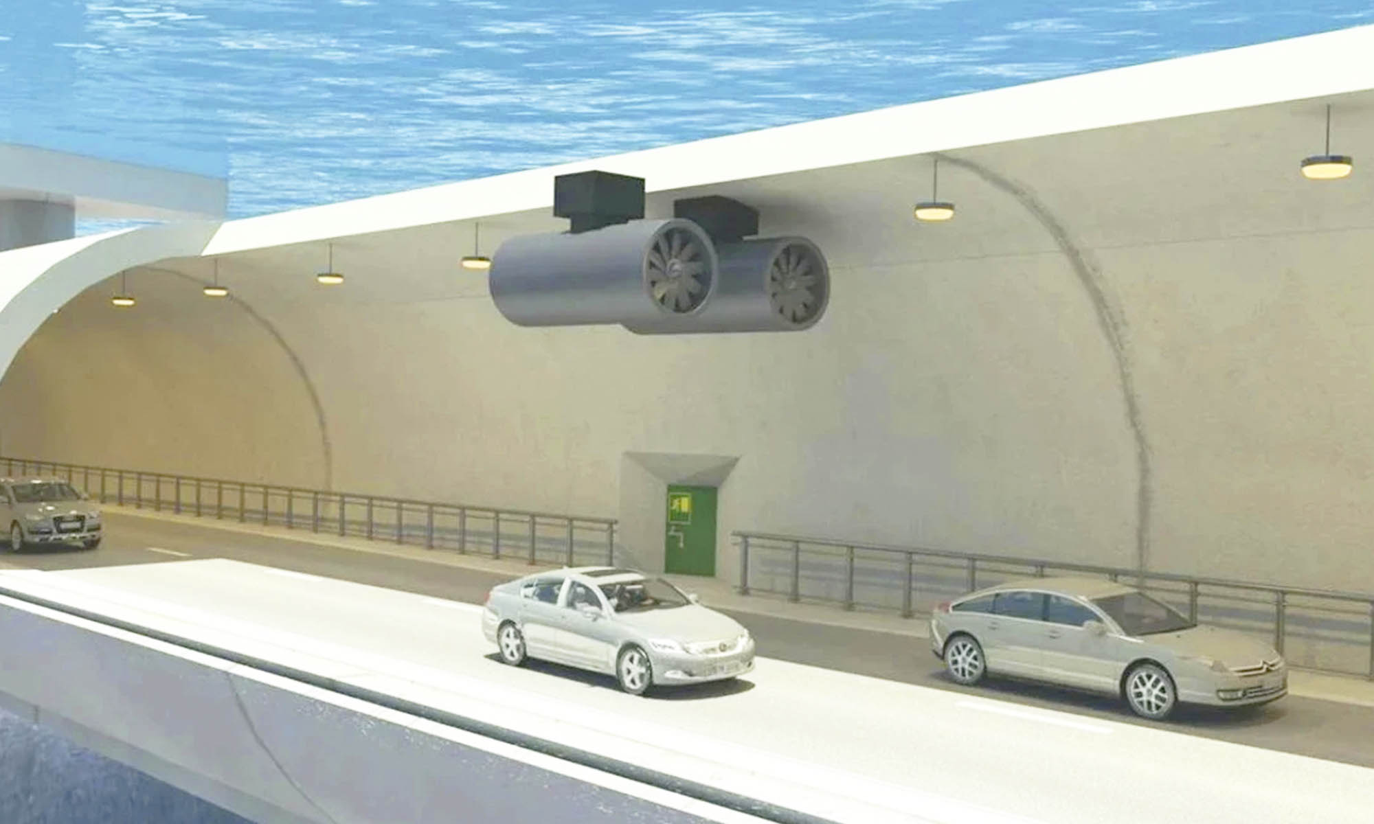 tunel submarino noruega cochese electricos record mundo 1