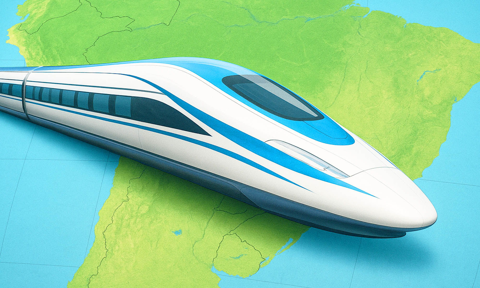 tren levitacion magnetica tubo presion brasil argentina 1