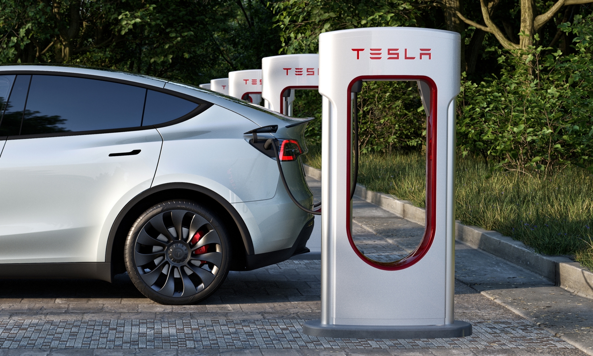 La aplicación de Tesla permite integrar tarjetas de carga de otros proveedores europeos.