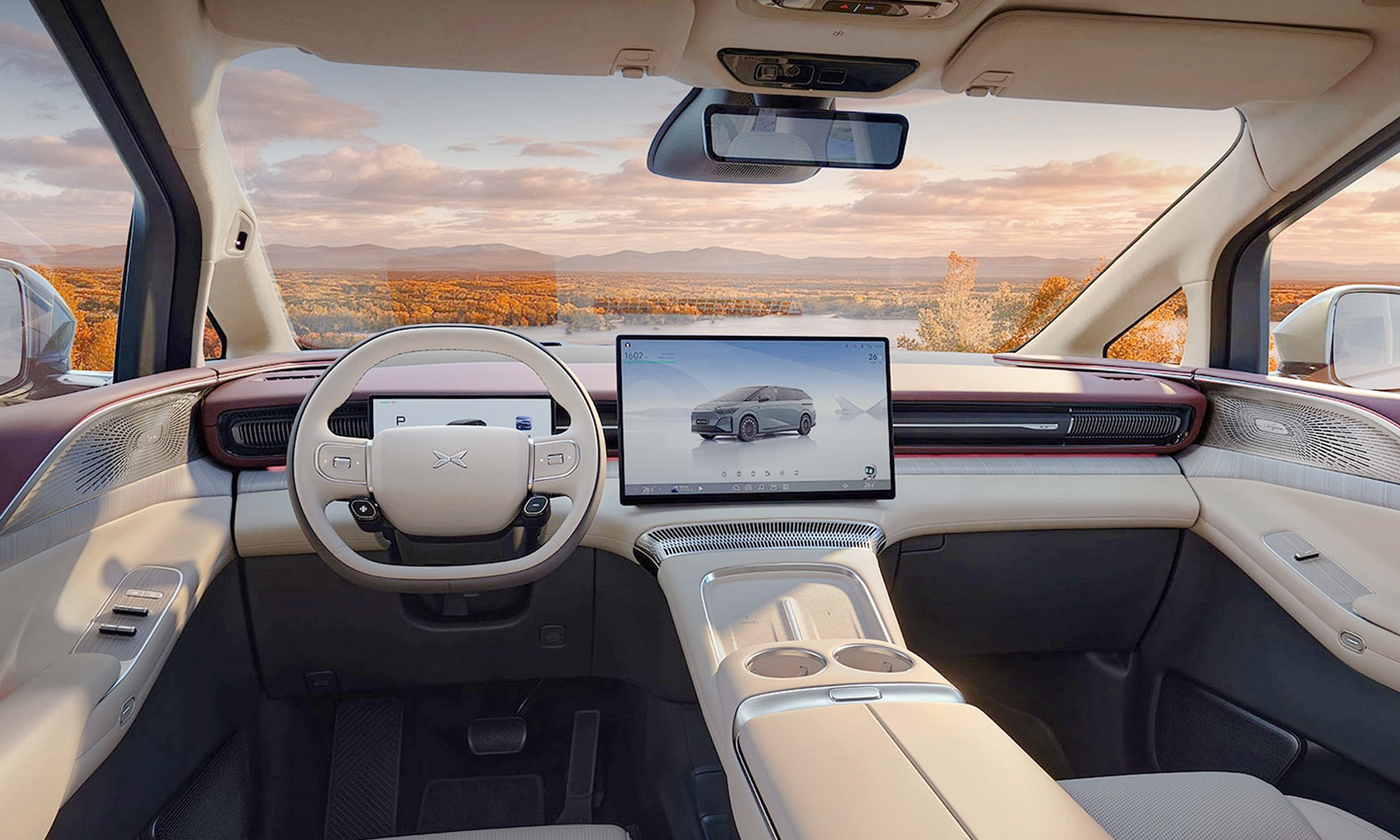 El Xpeng X9 EREV se presenta como toda una alternativa de lujo.