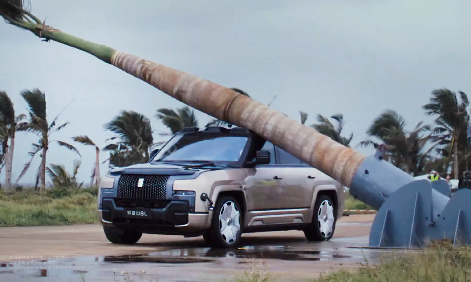 El Yangwang U8L ha demostrado así ser un vehículo realmente rígido en impactos severos.