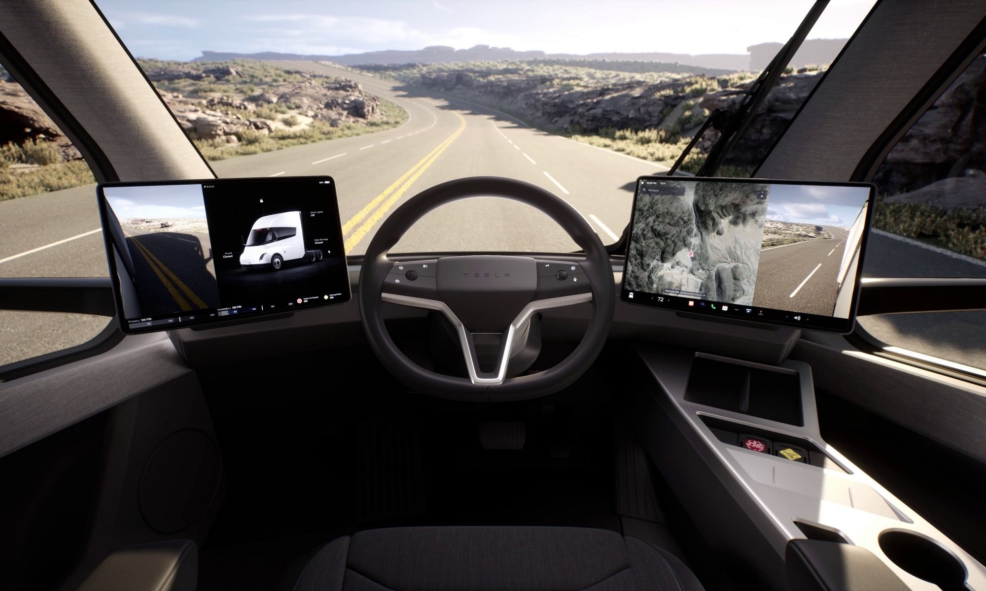 Tesla toma un nuevo rumbo para su primer vehículo industrial eléctrico.