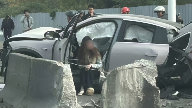 Accidente China NIO EC6 Accidente China NIO EC6