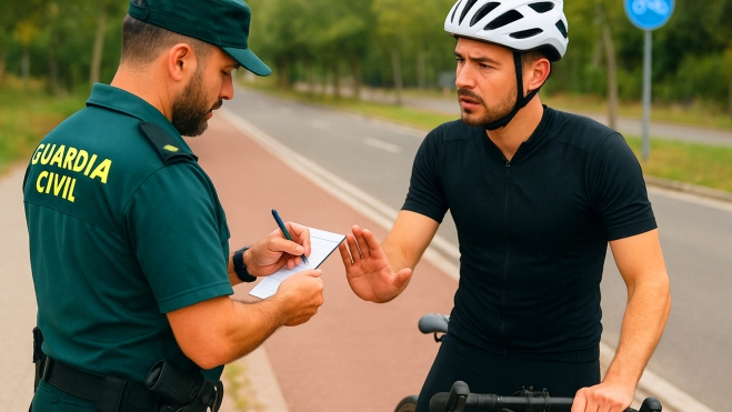 multas bicicletas guardia civil carril bici 2